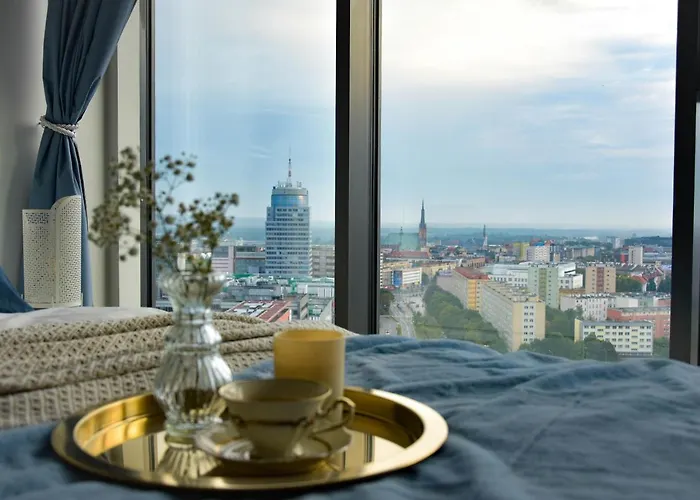 Apartamento Heaven Hanza Tower 17th Floor Szczecin